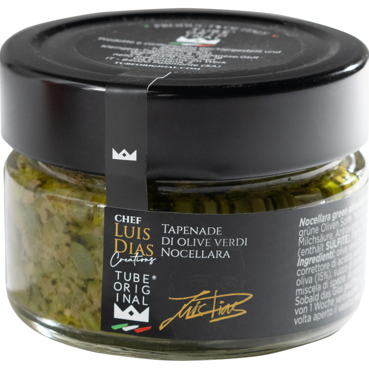 Tapenade made from green Nocellara olives