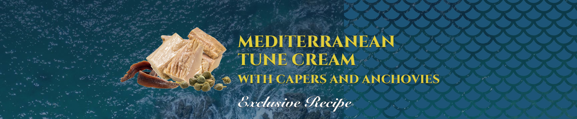 Crema di tonno alla mediterranea background